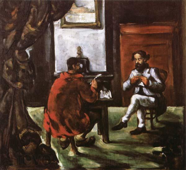 Paul Cezanne Paul Alexis Reading to Zola France oil painting art